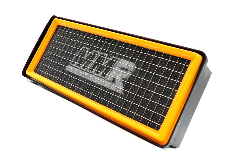 MMX Performance F3X N57 Elite Tri-Foam Panel Air Filter for diesel engines, showing the high-performance foam filter with branding.