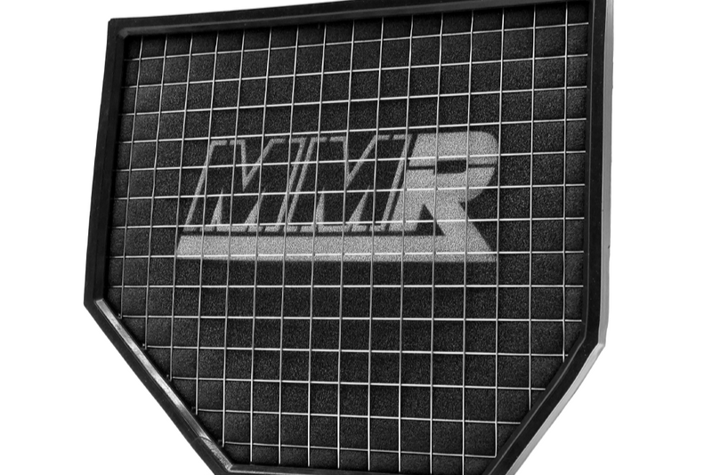 MMX Performance F8X S55 and F1X S63 Elite Tri-Foam Air Filter Set showing blue and black foam filters with branding details