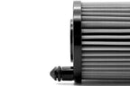 MMX Performance S58 billet aluminum oil filter housing in gloss black for G8X M2 M3 M4 models.