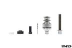 MMX Performance high HP one-piece crank hub upgrade kit for BMW S55 / N55 with 4-pin design, featuring pinned plate for enhanced performance.