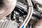 MMX Performance dual differential mount installed on BMW G87 M2 race car, engineered for the G8X M2, M3, and M4 platform to improve differential stability and drivetrain performance under high-load driving conditions.