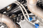 MMX Performance dual differential mount installed on BMW G87 M2 race car, engineered for the G8X M2, M3, and M4 platform to improve differential stability and drivetrain performance under high-load driving conditions.