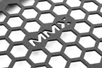 MMX Performance G8X M2 M3 M4 Oil Cooler Guard featuring 6061-T6 aluminum construction and protective mesh design on a white background