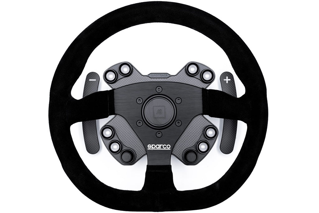 Gray Racing Steering Wheel GR86 Clubsport Carbon Steering Wheel Upgrade | MadTrace