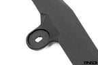 Megachip Aero Line Splash Guard Set for the BMW G87 M2 shown on a white background, featuring a carbon fiber-reinforced composite construction with an OEM+ matte finish for discreet paint protection.