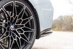 Megachip G8X M2 M3 M4 exterior splash guard set installed on vehicle, protecting wheel area from debris and water.
