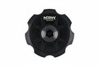 NRW-Design BMW S58 billet oil cap with multi-baffled design for performance engine upgrades, made from durable metal.