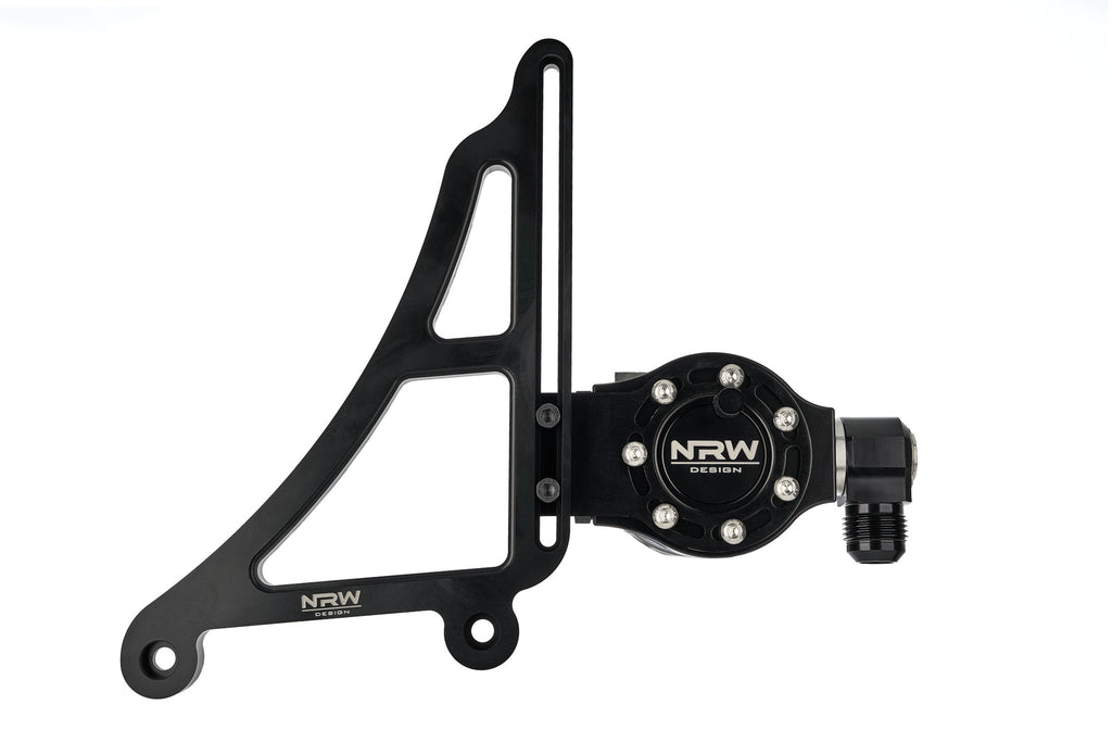 NRW-Design G8X S58 performance oil catch can kit with single turbo bracket, designed for BMW G8X S58 engines.