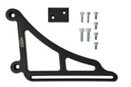 NRW-Design G8X S58 performance oil catch can kit with single turbo bracket for BMW G8X S58 engine, black metal and hose components.