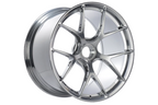 BBS 991 911 GT3 RS FI-R 20" and 21" wheel set showing sleek, lightweight alloy wheels with a black finish and intricate spoke design.