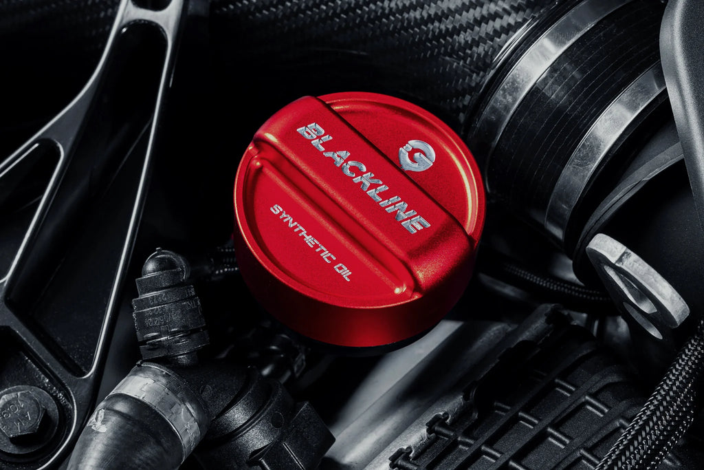 Goldenwrench Blackline Performance BMW M Car (S63 / S68) Engine Cap Cover Set - Edition Red