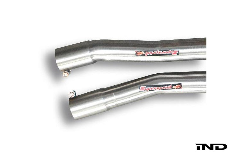 Supersprint E90 3-Series (N52) Stainless Front Connecting Pipe Set