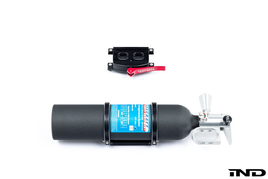 Safecraft PB3 Fire Bottle with Quick-Release Flat Mount - Wrinkle Black