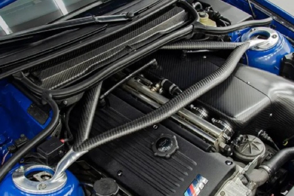 Slon Workshop E46 M3 Carbon Front Triangulating Reinforcement Kit