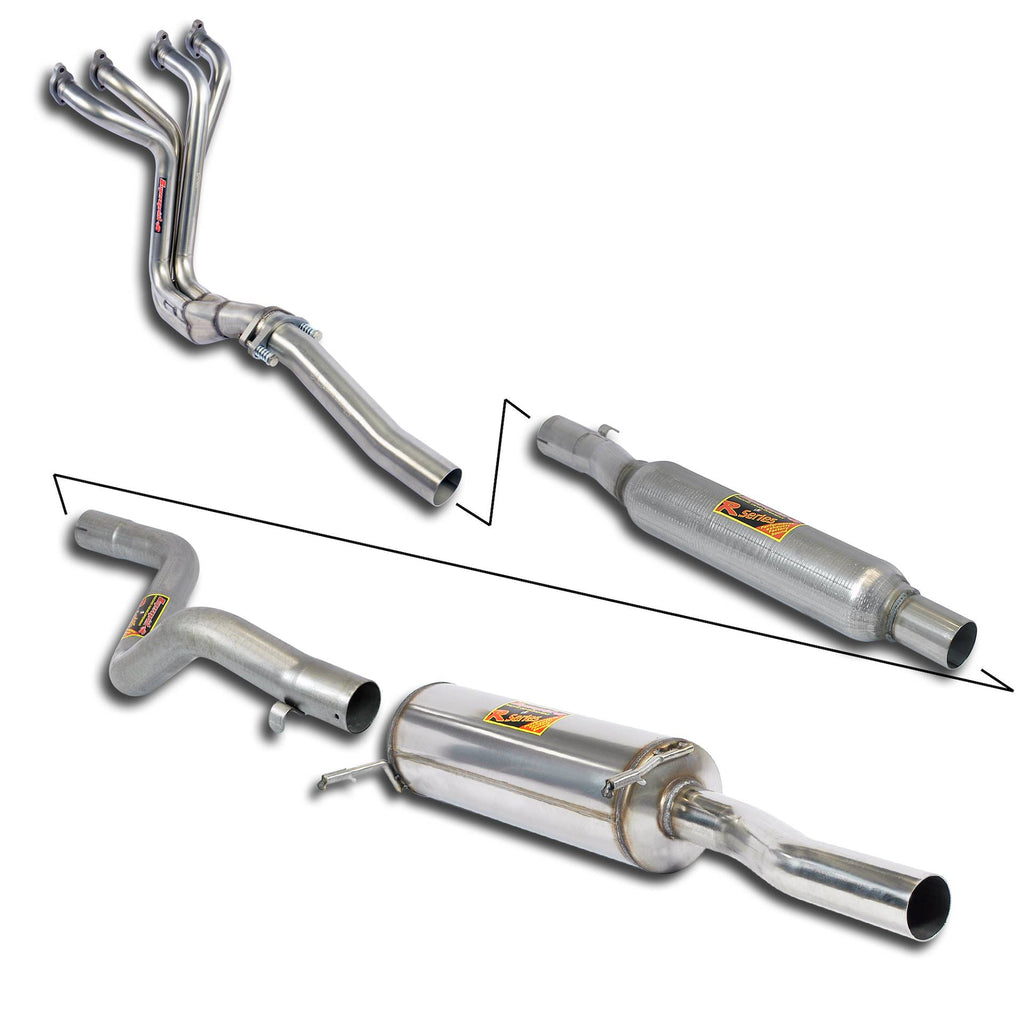Supersprint VW GOLF I Track performance package Ø60 mm "4-1"Certified for Classic Exhaust Design