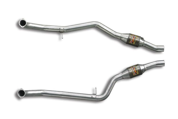 Supersprint BMW E70 X5M / E71 X6M Dual Front Pipe Set with Metallic Catalytic