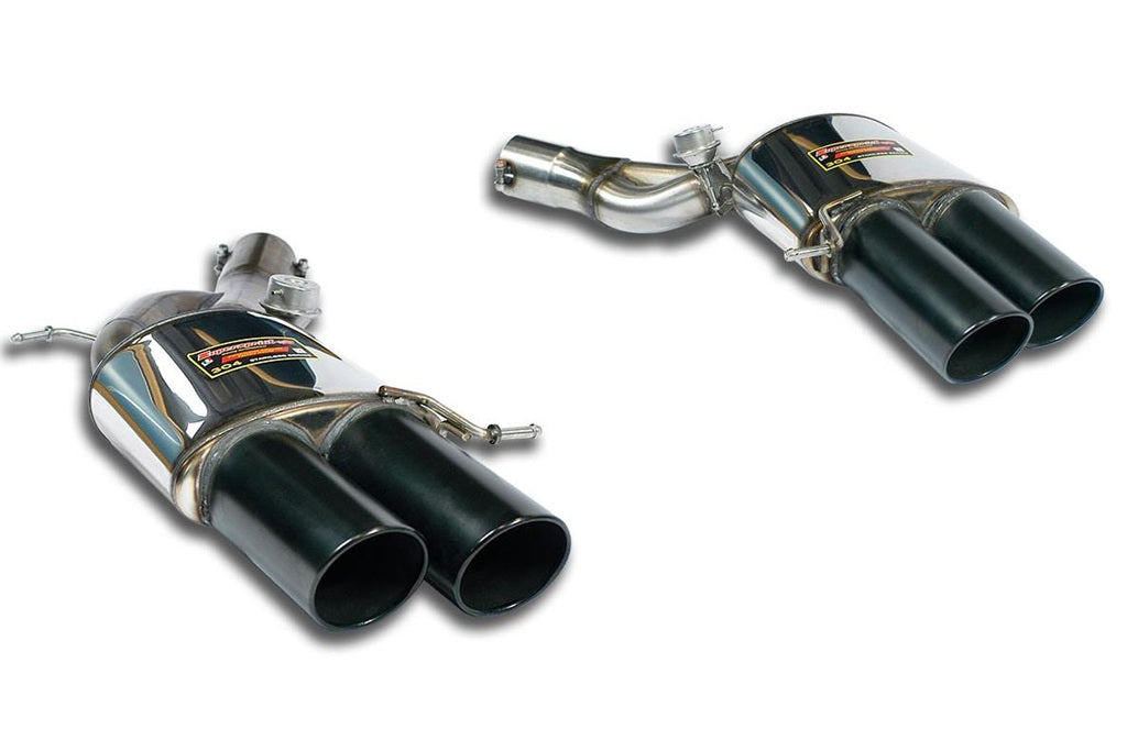 Supersprint BMW F06 / F1X M6 Stainless Rear Exhaust 4x100mm - Valved