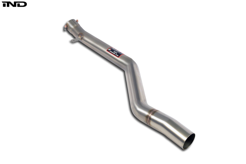 Supersprint F30 330i (B48) Stainless Front Center Pipe - Non-Resonated