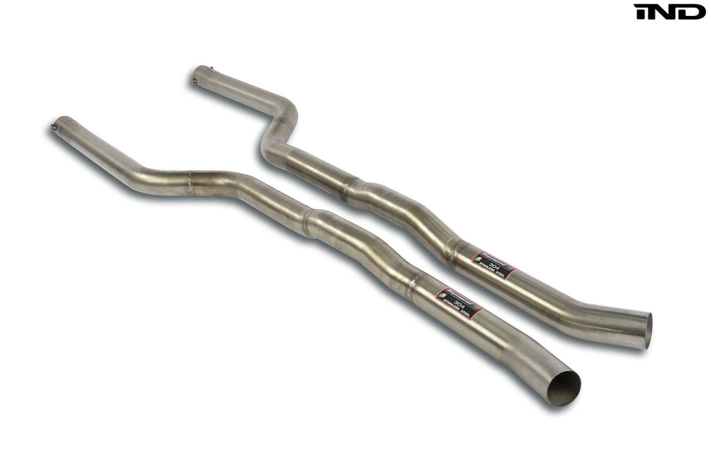 Supersprint F90 M5 Stainless Front Center Pipe Set - Non-Resonated