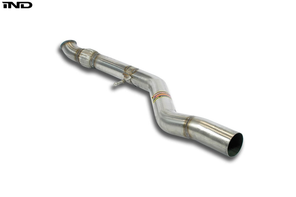 Supersprint F22 / F3X / F87 N55 Stainless Front Center Pipe - Non-Resonated