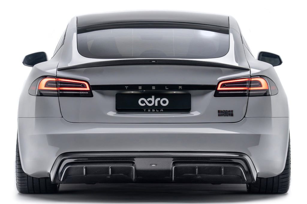 ADRO Tesla Model S Carbon Fiber Rear Diffuser