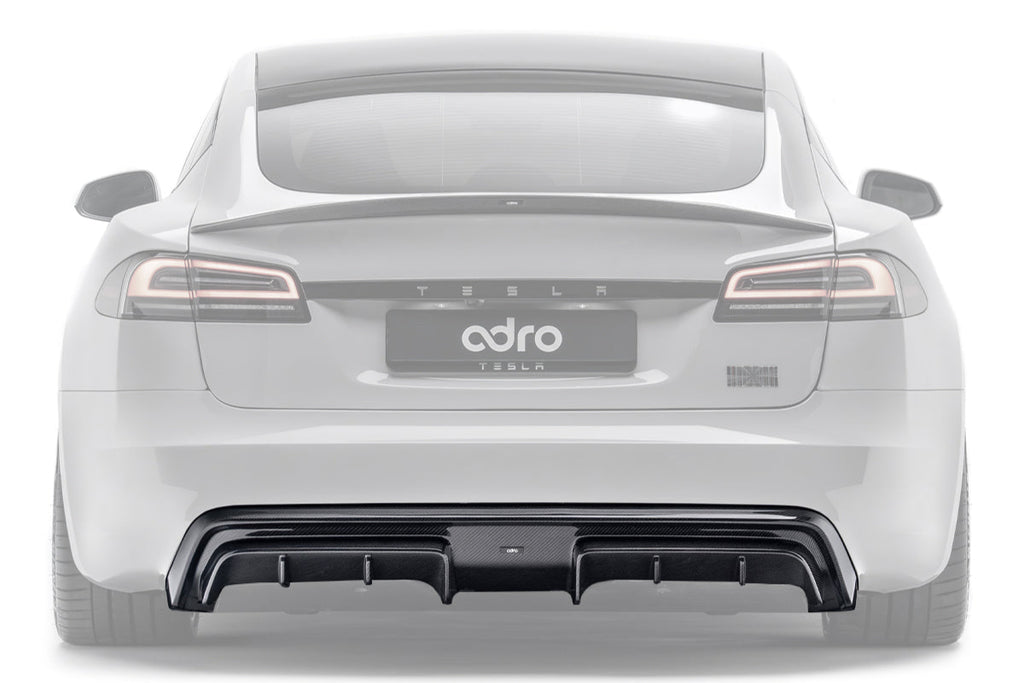 ADRO Tesla Model S Carbon Fiber Rear Diffuser