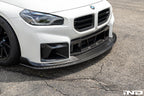 TREVORA TR87 Track pre-preg carbon fibre front splitter installed on BMW G87 M2