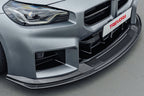 TREVORA TR87 Track pre-preg carbon fibre front splitter installed on BMW G87 M2