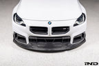 TREVORA TR87 Track pre-preg carbon fibre front splitter installed on BMW G87 M2