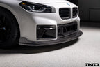 TREVORA TR87 Track pre-preg carbon fibre front splitter installed on BMW G87 M2