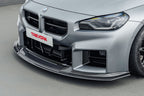 TREVORA TR87 Track pre-preg carbon fibre front splitter installed on BMW G87 M2