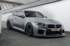 TREVORA TR87 Track pre-preg carbon fibre front splitter installed on BMW G87 M2