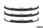 TREVORA TR87 Track pre-preg carbon fibre front splitter for BMW G87 M2 on white background