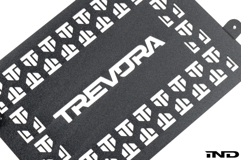 TREVORA G8X M2 M3 M4 Front Non-Rub Arch Clearance Kit shown on a white background, designed to provide additional front wheel arch clearance for lowered BMW G87 M2, G80 M3, and G82 G83 M4 applications.