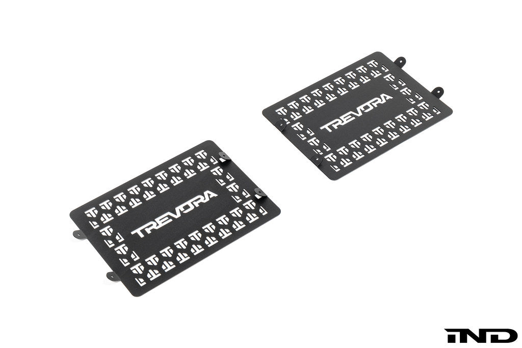 TREVORA G8X M2 M3 M4 Front Non-Rub Arch Clearance Kit shown on a white background, designed to provide additional front wheel arch clearance for lowered BMW G87 M2, G80 M3, and G82 G83 M4 applications.