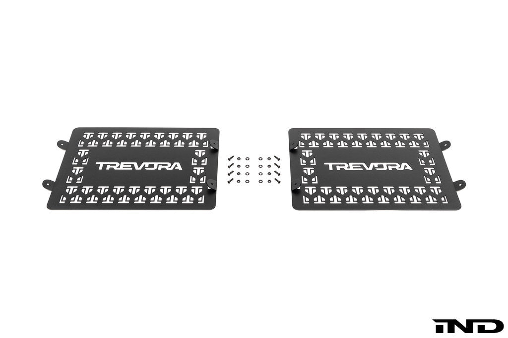 TREVORA G8X M2 M3 M4 Front Non-Rub Arch Clearance Kit shown on a white background, designed to provide additional front wheel arch clearance for lowered BMW G87 M2, G80 M3, and G82 G83 M4 applications.