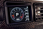CANchecked MFD28 Gen2 2.8-inch multi-function display installed in a left-hand drive Volkswagen Corrado Facelift, featuring a vehicle-specific dashboard integration.