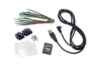 CANchecked MFD28 Gen2 2.8-inch multi-function display for the Volkswagen Corrado Facelift (LHD), shown on a white background with the vehicle-specific mounting bezel and wiring harness.