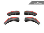 AutoTecknic G8X M3 / M4 Dry Carbon GT4 Bumper Canard Set