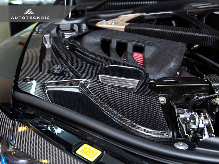 AutoTecknic G8X M3 / M4 Dry Carbon Engine Bay Trim Set - V2
