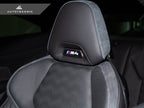 AutoTecknic BMW M Front Seat Dry Carbon Illuminated Emblem Surround