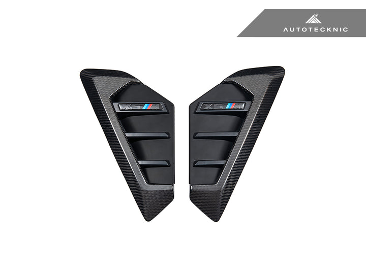 AutoTecknic F95 X5M LCI Dry Carbon Fender Trim Set