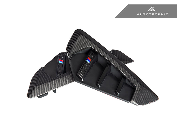 AutoTecknic F95 X5M LCI Dry Carbon Fender Trim Set