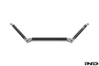 AptusWorks ACX A90/A91 MKV Supra DMLS carbon strut brace mounted in a suspension setup on a white background.