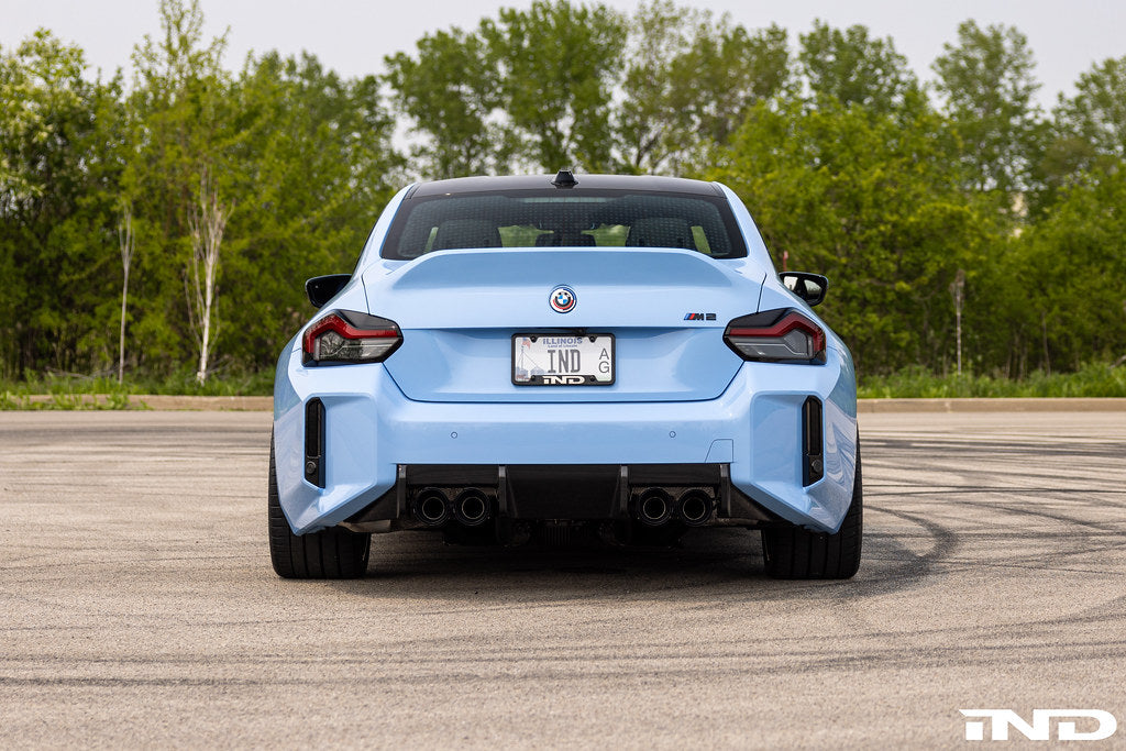 Alpha-N BMW G87 M2 CSL carbon trunk lid exterior view showing sleek, lightweight aerodynamic design on the vehicle.