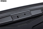 Alpha-N BMW G87 M2 CSL carbon trunk lid, exterior view, lightweight performance part on a white background.