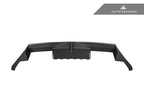 AutoTecknic BMW G87 M2 dry carbon Club Sport rear diffuser mounted on vehicle exterior, showcasing aerodynamic design and high-quality material.