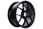 BBS FI-R 991 911 GT3 black satin 20-inch wheel set with multi-spoke design and performance-focused construction.
