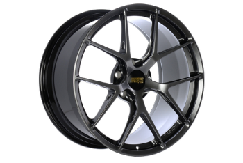 BBS FI-R 991 Turbo 20-inch diamond black wheel set for Porsche 911 Turbo, showcasing sleek, lightweight alloy wheels.