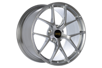 BBS FI-R 991 Turbo 20-inch silver alloy wheel set with diamond finish for Porsche 911 Turbo.